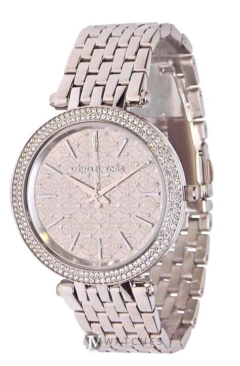 michael kors silver rectangle watch|silver michael kors watch sale.